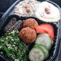 Vegetarian Platter at Strawberry Fields in Urbana