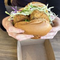 Ocean burger   at Burger Plant in Dunedin