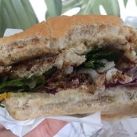 Chinatown Burger at Burger Plant in Dunedin