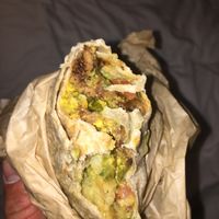 california burrito $8.25 at Evolution Fast Food in San Diego