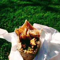 Cali burrito  #Veganuary at Evolution Fast Food in San Diego