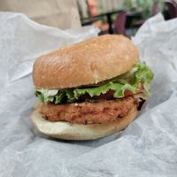 Chick'n pesto at Evolution Fast Food in San Diego