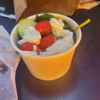 Salad with Ranch at Evolution Fast Food in San Diego