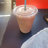 Chocolate shake at Evolution Fast Food in San Diego