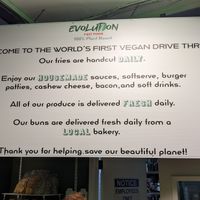 Welcome at Evolution Fast Food in San Diego