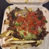 Loaded fries  at Evolution Fast Food in San Diego