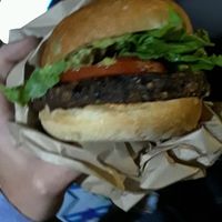 nom nom  at Evolution Fast Food in San Diego