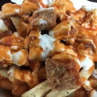 Buffalo fries at Evolution Fast Food in San Diego