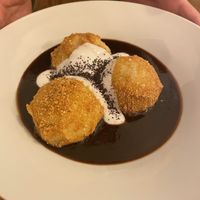 Dumplings with plum jam and poppyseeds  at Pilgrim in Brno