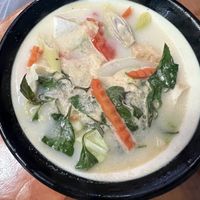 Veggie and tofu soup   at Kung's Cafe in Vientiane