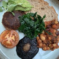 Vegan breakfast  at Crwst in Cardigan
