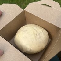 Vanilla doughnut   at Crwst in Cardigan