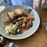 Vegan breakfastt  at Crwst in Cardigan