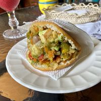 Vegan arepa ($4) at Coffee Romance in Quito