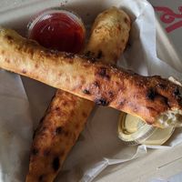 Vegan bread sticks at Pearl's in Lexington