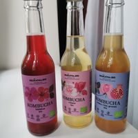 Kombuchas, 10 Zloty each at deli.naturalnie in Wroclaw