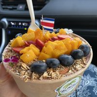 Smoothie bowl at Vida Bowls in Huacas