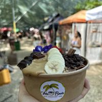Açaí bowl - big enough for the whole family!  at Vida Bowls in Huacas