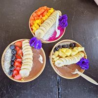 Acai bowls at Vida Bowls in Huacas