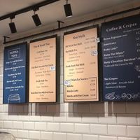menu during September promo offer at NUTTEA - Soho in London