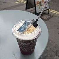 Grape tea with nut cream and almonds at NUTTEA - Soho in London