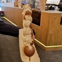 Bubble Waffle on a Stick at NUTTEA - Soho in London