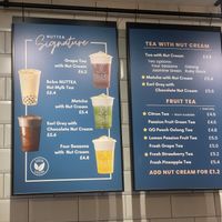 Menu  at NUTTEA - Soho in London