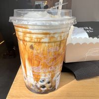 Boba with nut cream  at NUTTEA - Soho in London