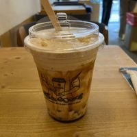 Milk tea with cream  at NUTTEA - Soho in London