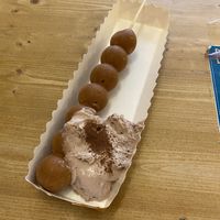 Waffle with chocolate cream  at NUTTEA - Soho in London