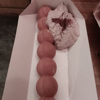 Bubble waffle with chocolate nut cream at NUTTEA - Soho in London