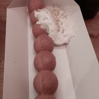 Bubble waffle with nut cream at NUTTEA - Soho in London