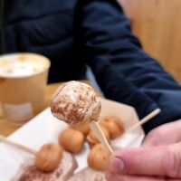 Waffles with nut cream at NUTTEA - Soho in London