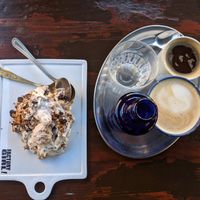 Coffee and dessert at FACTORY GIRL Restaurant in Berlin