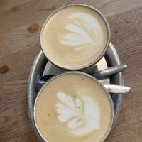 Oat cappuccino   at FACTORY GIRL Restaurant in Berlin