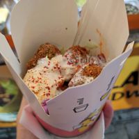 Falafel at Naschmarkt in Vienna