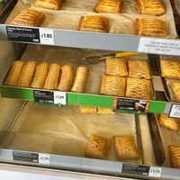 Vegan offerings at Greggs in Rainham