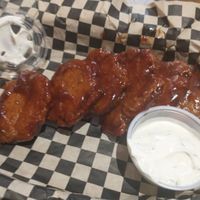 BBQ Veggie Wings with Ranch at The Green Owl Cafe in Madison