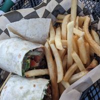 Za'atar chicken wrap at The Green Owl Cafe in Madison