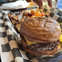 Special breakfast burger   at The Green Owl Cafe in Madison