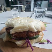 The vegan sandwich at LN Fortunate Coffee in 