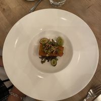 Gepofte rijst, wortel, prei en augurk at Kale & de Bril in Goes