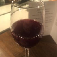 Fifth course drink: cranberry raspberry and blueberry. at Kale & de Bril in Goes