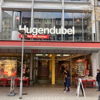 Main entrance  at Hugendubel in Hannover