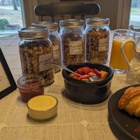Granola options, made in house at Black Sheep Inn in Hammondsport