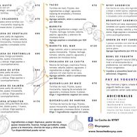 Menu   at La Casita de NYNY in Merida