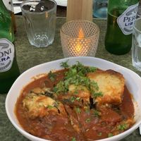 Our accidental lasagne and non alcoholic beer  at Il Forno Pizzeria in Palm Cove