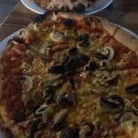 Bruschetta and pizza  at Il Forno Pizzeria in Palm Cove