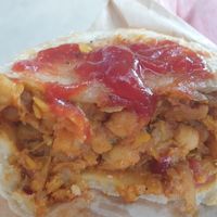 Moroccan Cannellini pie at Bells Bakery in Torquay