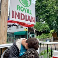 Vegan friendly AND dog friendly! at Royal Indian in Bar Harbor